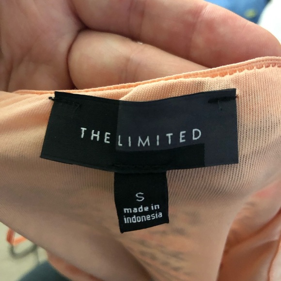 The Limited women’s strapless pink/cream paisley maxi dress. Size S. - Picture 3 of 3